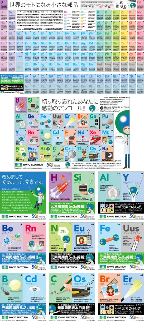 【東京エレクトロン】企業広告 66点シリーズ（企画：東京エレクトロン、博報堂　制作：朝日新聞社、アドレイ）